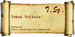 Tokai Szilvia névjegykártya